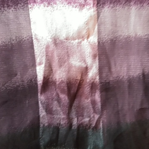 🛍️ BUNDLE ONLY 🛍️ LADIES PURPLE MULTICOLORED SCARF - Picture 3 of 6